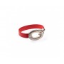 .Кожаный  браслет Dallaiti, BC59, коричневый, красный, черный, бордо, зеленый, фиолетовый оранжевый