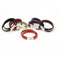 Кожаный  браслет Dallaiti, BC86, коричневый, красный, черный, оранжевый, фуксия,  зеленый, фиолетовый,
