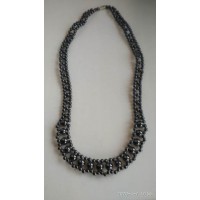 Ожерелье из гематита , натуральный камень
