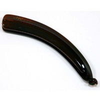 Элитная заколка для волос "Банан",  французская , AKCENT - Mari N, Франция, K0920CH-C114, коричневая