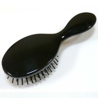 Расческа для волос из пластика, Akcent, Mari N, Франция, B0119-D025, черная