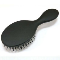 Расческа для волос из пластика, Akcent, Mari N, Франция, B0119-V5, черная матовая
