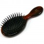Расческа для волос из пластика, Akcent, Mari N, Франция, B0119-D024, коричневая