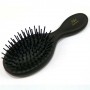 Расческа для волос из пластика, Akcent, Mari N, Франция, B0119-V5, черная матовая