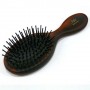 Расческа для волос из пластика, Akcent, Mari N, Франция, B0119-V6, коричневая
