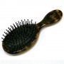 Расческа для волос из пластика, Akcent, Mari N, Франция, E728BRN-B0119, коричневая с черными пятнами