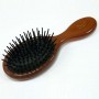 Расческа для волос из пластика, Akcent, Mari N, Франция, E752MAR-B0119, коричневая с декором