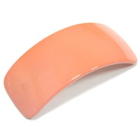 Заколка для волос  "Автомат", французский пластик,  AKCENT, A236p-275, нежно розовая коралловая