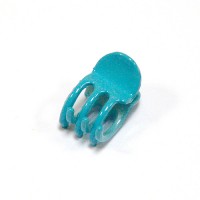Заколка для волос "Краб", французский пластик" Акцент, K281-258, голубая