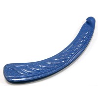 Заколка "Банан", французский пластик, AKCENT, F601-215c, голубой