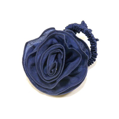 Резинка  ШУ-Шу "Роза"  мягкая тканевая, P0918-5, синяя