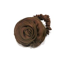 Резинка  ШУ-Шу "Роза"  мягкая тканевая, P0918-6, коричневая